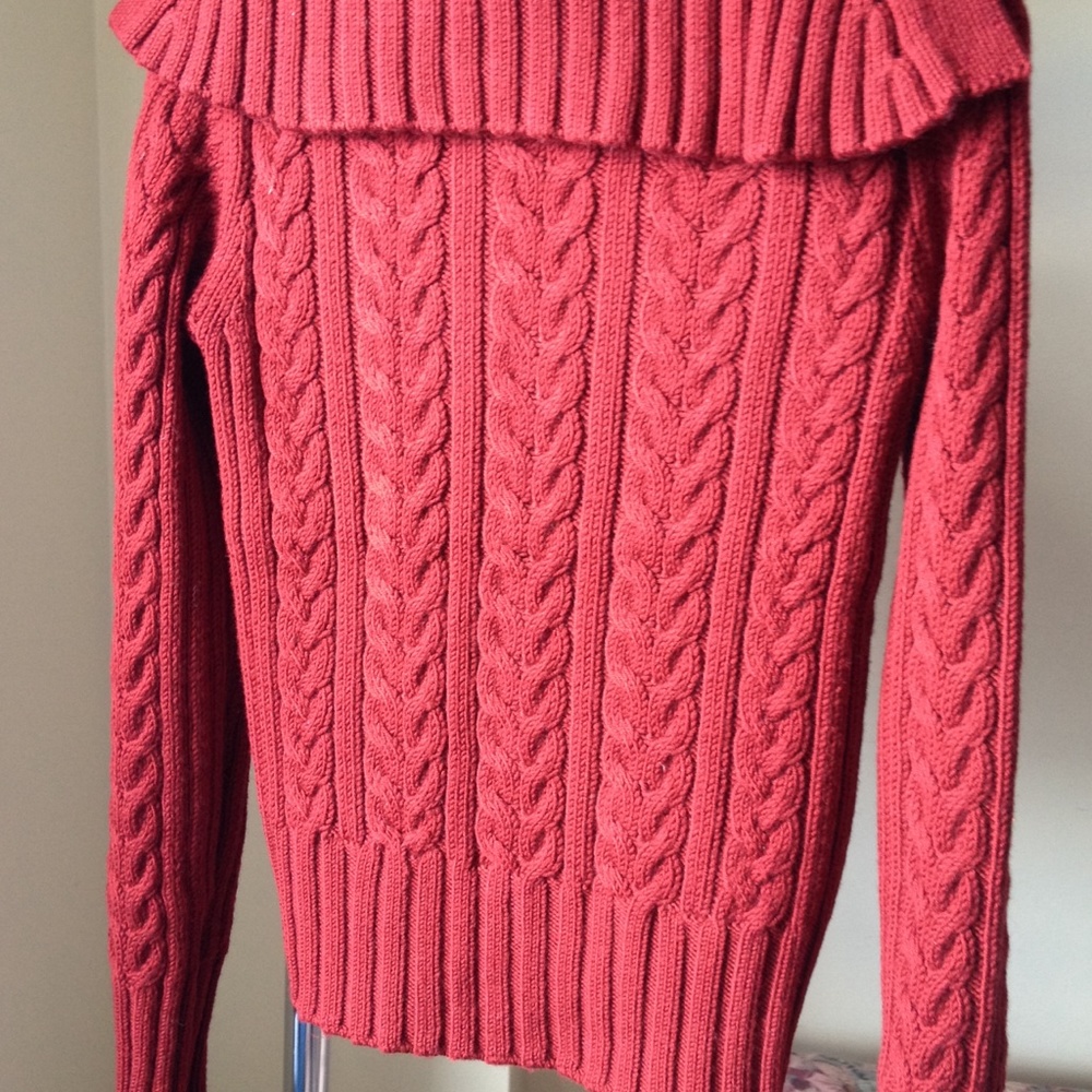 Club Monaco 100% Wool red sweater New - Picture 2 of 3